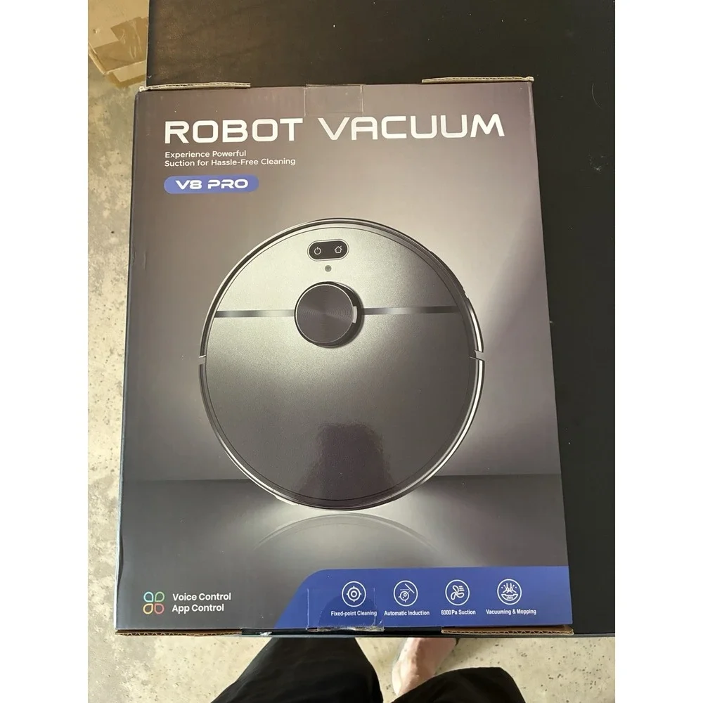 ORYZOM Robot Vacuum V8 Pro Fully Automatic Cleaning w/ Mopping Function & Kit